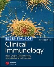Cover of: Essentials of Clinical Immunology (Essentials)