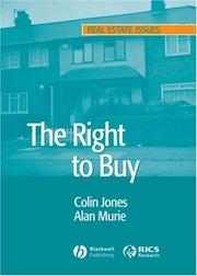 The right to buy : analysis & evaluation of a housing policy