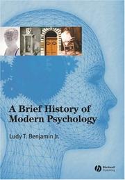 Cover of: A brief history of modern psychology