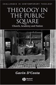 Cover of: Theology in the Public Square: Church, Academy and Nation (Challenges in Contemporary Theology)