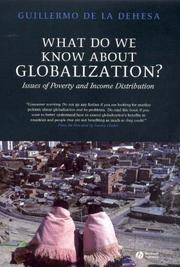 What do we know about globalization? : issues of poverty and income distribution