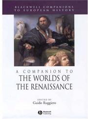 Cover of: A Companion to the Worlds of the Renaissance (Blackwell Companions to European History)