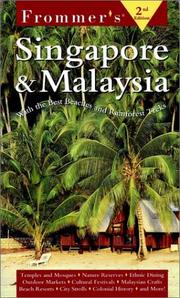 Cover of: Frommer's Singapore and Malaysia