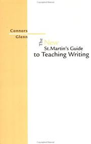 Cover of: The new St. Martin's guide to teaching writing