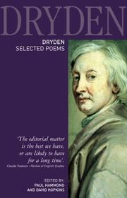 Dryden : selected poems