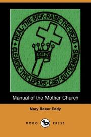 Cover of: Manual of the Mother Church (Dodo Press)