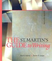 Cover of: The St. Martin's guide to writing