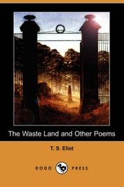 The waste land and other poems by T. S. Eliot