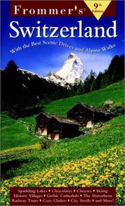 Cover of: Frommer's Switzerland (Frommer's Switzerland, 9th ed)