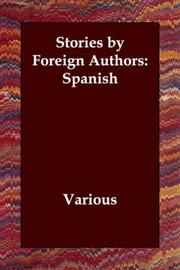 Cover of: Stories by Foreign Authors: Spanish
