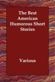 Cover of: The Best American Humorous Short Stories
