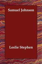 Cover of: Samuel Johnson