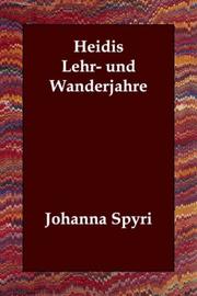 Cover of: Heidis Lehr- und Wanderjahre by Hannah Howell