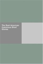 Cover of: The Best American Humorous Short Stories