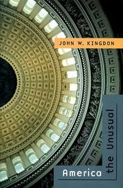 America the unusual by John W. Kingdon