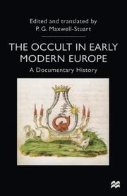 Cover of: The occult in early modern Europe: a documentary history