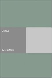 Jonah by Louis Stone