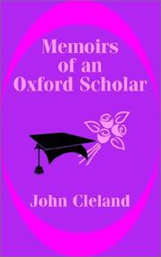 Cover of: Memoirs of an Oxford Scholar
