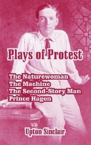Plays of protest by Upton Sinclair