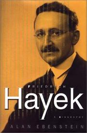 Cover of: Friedrich Hayek by Alan Ebenstein