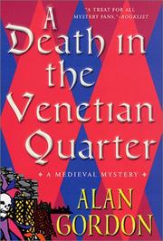 A death in the Venetian quarter by Gordon, Alan