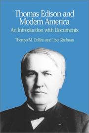 Cover of: Thomas Edison and Modern America: A Brief History with Documents (The Bedford Series in History and Culture)