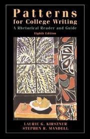 Cover of: Patterns for college writing: a rhetorical reader and guide