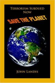 Cover of: Terrorism Subdued: Now Save the Planet