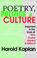 Cover of: Poetry, Politics, and Culture