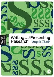 Writing and presenting research