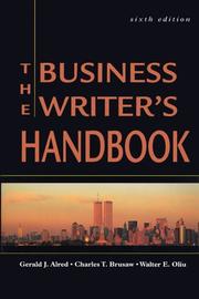 Cover of: The business writer's handbook