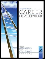 Cover of: Encyclopedia of career development