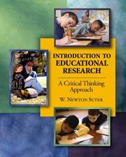 Introduction to educational research : a critical thinking approach