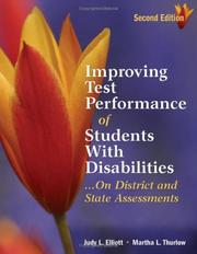 Cover of: Improving test performance of students with disabilities--   on district and state assessments