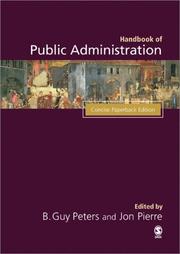 Handbook of public administration