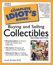 Cover of: The complete idiot's guide to buying and selling collectibles