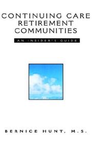 Cover of: Continuing care retirement communities: an insider's guide