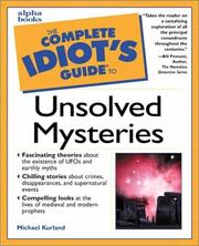 Cover of: The complete idiot's guide to unsolved mysteries