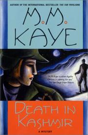 Cover of: Death in Kashmir by M.M. Kaye