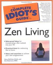 The complete idiot's guide to Zen living