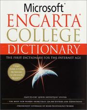 Cover of: Microsoft Encarta college dictionary.