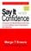 Cover of: Say it with confidence