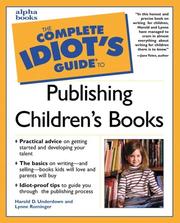 Cover of: The complete idiot's guide to publishing children's books