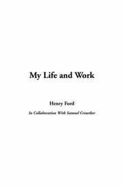 Cover of: My Life and Work