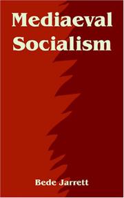 Mediaeval socialism by Bede Jarrett