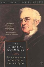 Cover of: The Essential Max Müller by Jon R. Stone