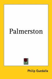 Palmerston by Philip Guedalla