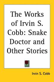 Cover of: The Works of Irvin S. Cobb by Irvin S. Cobb