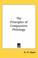 Cover of: The Principles Of Comparative Philology
