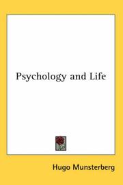 Cover of: Psychology And Life